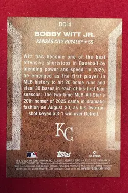 2026 Topps Series 2 Bobby Witt Jr Diamond Dust SSP DD-4 Case Hit - Image 2