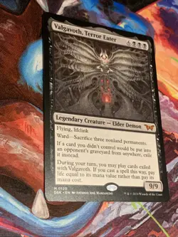 MTG Magic: The Gathering Duskmourn Valgavoth, Terror Eater Mythic Rare MTG Mint - Image 3