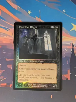 Pontiff of Blight (Retro Frame) Secret Lair Drop Foil NM Condition - Image 1