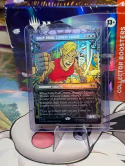 Sally Pride, Lioness Leader 0225 TMNT Borderless Foil MTG - Image 1