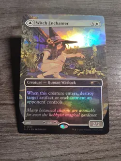 MTG Witch Enchanter / Witch-Blessed Meadow FOIL (Secret Lair: Witch's Familiar) - Image 1