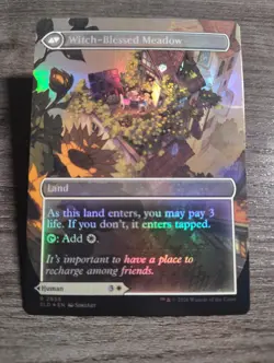 MTG Witch Enchanter / Witch-Blessed Meadow FOIL (Secret Lair: Witch's Familiar) - Image 2