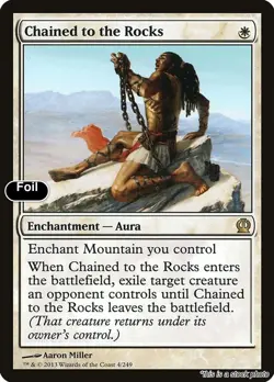 MTG Chained to the Rocks [THS - 4] LP Foil - Image 1