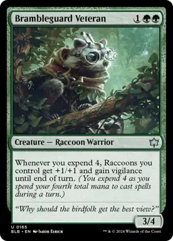 Brambleguard Veteran [Bloomburrow] Foil Near Mint - Image 1