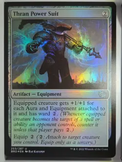 Thran Power Suit - U253 - FOIL - MTG - The Brothers' War (BRO) - Image 1