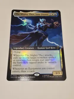 The Mighty Thor, Jane Foster (Extended Art) Marvel Super Heroes Foil - Image 1