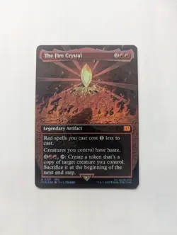 The Fire Crystal (Borderless) Final Fantasy Foil - Image 1