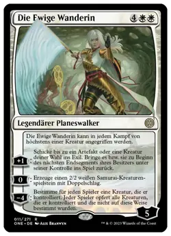 MTG Magic the Gathering Die Ewige Wanderin Planeswalker 011 rare deutsch - Image 1