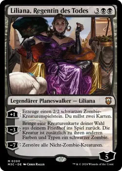 MTG Magic the Gathering M3C Liliana Regentin des Todes 200 mythic deutsch - Image 1