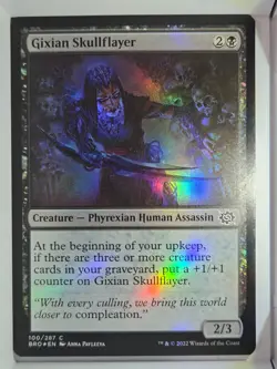Gixian Skullflayer (FOIL) - C100 - MTG - The Brothers' War (BRO) - Image 1