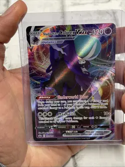 Shadow Rider Calyrex VMAX 075/198 Chilling Reign Ultra Rare Holo Pokemon TCG NM - Image 1