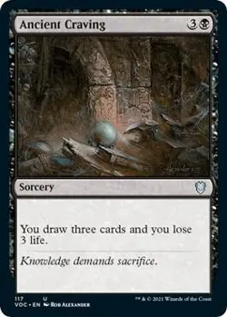 Ancient Craving Uncommon Commander: Innistrad: Crimson Vow #117 Near Mint - Image 1