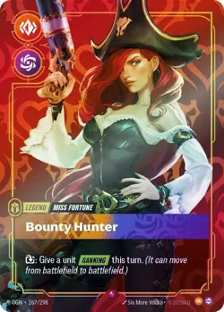 Miss Fortune - Bounty Hunter Riftbound TCG Origins Near Mint FOIL - Image 1