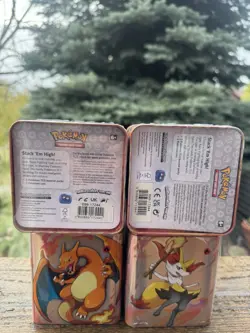 Pokemon Sword And Shield Era Fire Stacking Tins Set Of 4 Factory Sealed - Image 2