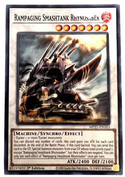 YuGiOh! - Rampaging Smashtank Rhynosaber - Common - Image 1