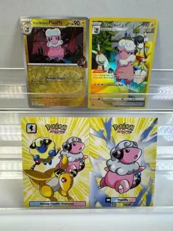 Pokemon Flaffy Lot of Cards and Stickers - Flaffy #180 Lot of 18 - Image 4