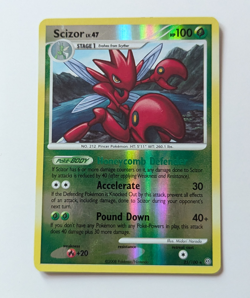 Scizor 25/100 Stormfront Reverse Holo Rare Pokemon Card LP - Image 1