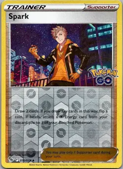 Spark - Pokemon GO (NM) Reverse Holo 70/78 Supporter Saito - Image 1