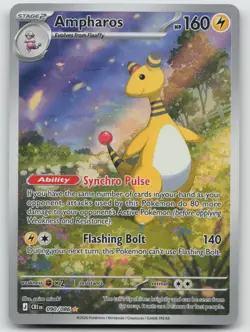 Ampharos 090/086 Holo Chaos Rising Pokemon NM - Image 1