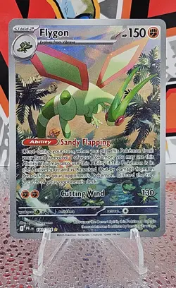 Pokemon Flygon 101/094 Me02: Phantasmal Flames Illustration Rare Holo - Image 1