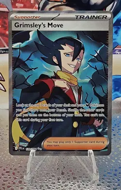 Pokemon 2025 Phantasmal Flames Grimsley’s Move 120/094 Ultra Rare Full Art NM - Image 1