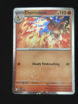 Charmeleon MEP 079 Cosmos Holo POKEMON CARD • DOUBLE SWIRL • Mouth Swirl! MINT - Image 5