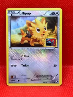 Pokemon Tcg Lillipup 81/114 Reverse Holo Rare Pokemon League Promo - Image 1