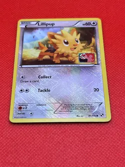 Pokemon Tcg Lillipup 81/114 Reverse Holo Rare Pokemon League Promo - Image 2