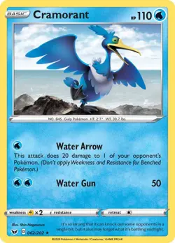 Cramorant [SWSH01 - 062/202] SWSH01: Sword & Shield Base Set - NM - Image 1