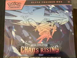 Pokemon Chaos Rising Elite Trainer Box ETB New Factory Sealed - Image 1