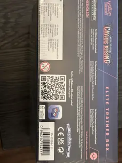 Pokemon Chaos Rising Elite Trainer Box ETB New Factory Sealed - Image 3