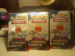 Pokemon Twilight Masquerade Fun Pack: 3 Packs New Sealed Scarlet & Violet - Image 1