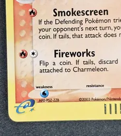 Pokemon TCG Charmeleon 99/97 EX Dragon 2003 Holo Secret Rare 70 HP - Image 5