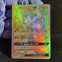 Pokemon White Kyurem GX Holo Basic Lot SM141 & 247/70 English 2 Cards - Image 2