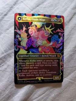 Kefka, Court Mage Foil 0322 Borderless Final Fantasy Mythic FFVI - Image 2
