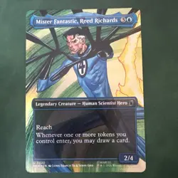 MTG - Mister Fantastic, Reed Richards - Marvel Super Heroes - Borderless - Foil - Image 1