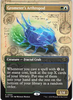 Geometer's Arthropod (Borderless) Near Mint [Secrets of Strixhaven] - Image 1