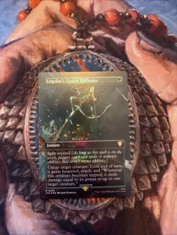 MTG Legolas's Quick Reflexes Borderless FOIL LTC - Image 1