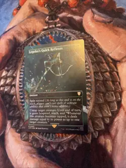 MTG Legolas's Quick Reflexes Borderless FOIL LTC - Image 2