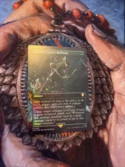 MTG Legolas's Quick Reflexes Borderless FOIL LTC - Image 3