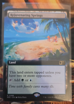 MTG - Rejuvenating Springs - Marvel Super Heroes (MSH) - Borderless - MTG - Image 1