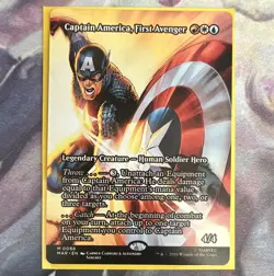Captain America, First Avenger (Borderless) - MAR 0088 - Pack Fresh Con. - MTG - Image 1