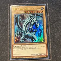Blue-Eyes White Dragon LCKC-EN001 Ultra Rare 1st Edition YuGiOh - Image 1