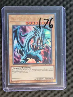 Yu-Gi-Oh! Blue-Eyes White Dragon LCKC-EN001 Ultra Rare 1st Edition DMG - Image 4