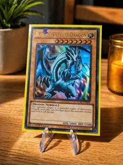 Blue-Eyes White Dragon LCKC-EN001 Ultra Rare 1st Edition YuGiOh - Image 1