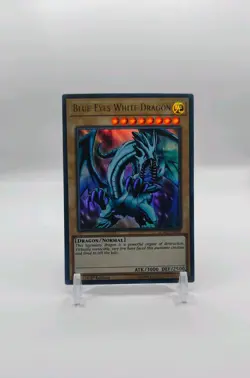 Blue-Eyes White Dragon LCKC-EN001 1st Edition Ultra Rare Yu-Gi-Oh! - Image 3