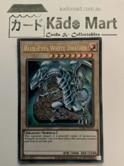 Blue-Eyes White Dragon LCKC-EN001 Ultra Rare YuGiOh TCG Card - Image 1