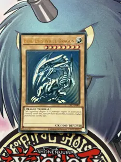 Yu-Gi-Oh! LCKC-EN001 Blue-Eyes White Dragon Ultra Rare Card - Image 1