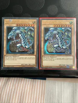 Yu-Gi-Oh Blue-Eyes White Dragon LCKC-EN001 Ultra Rare 1st Edition - Image 1