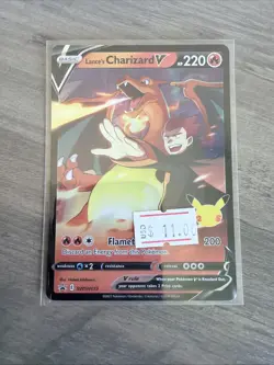 Pokemon TCG 25th Lance's Charizard V SWSH133 Black Star Promo Rare Holo NM - Image 1